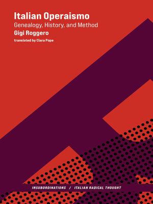 cover image of Italian Operaismo